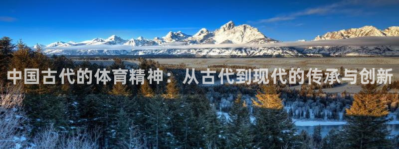 J9官网下载是干嘛的公司：中国古代的体育精神：从古代